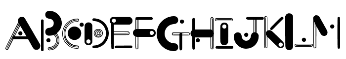 Orbit Regular Font UPPERCASE