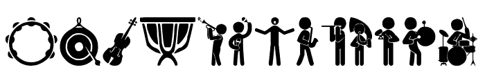 Orchestra Icons Font LOWERCASE