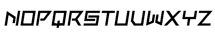 Orchestric Italic Font UPPERCASE