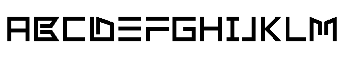 Orchestric Regular Font UPPERCASE
