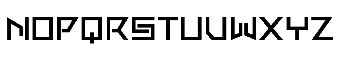 Orchestric Regular Font LOWERCASE