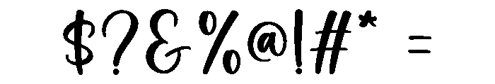 Orchid Garden Font OTHER CHARS