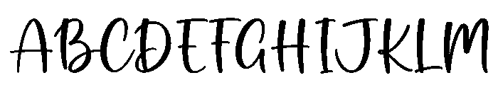 Orchid Garden Font UPPERCASE