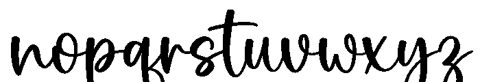 Orchid Garden Font LOWERCASE