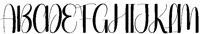 Orchid Font UPPERCASE