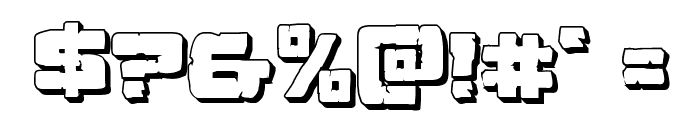 Ore Crusher 3D Regular Font OTHER CHARS