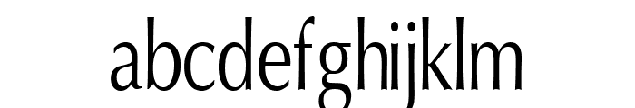 Oregon LDO Condensed Font LOWERCASE