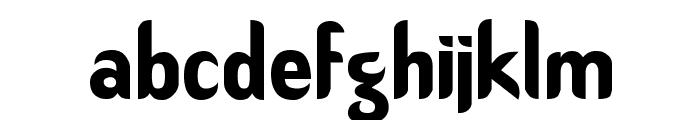 OregonDry-Plain Regular Font LOWERCASE