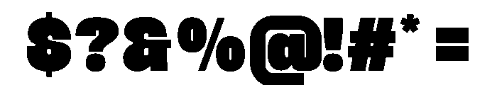 Oresta Demo Bold Font OTHER CHARS