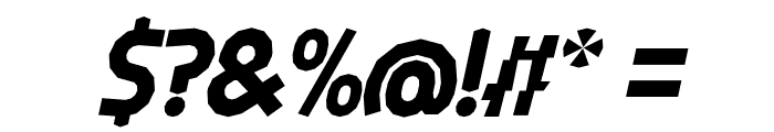 Oreta Italic Font OTHER CHARS