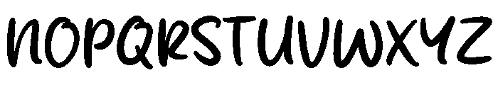 Organic Mush Font UPPERCASE