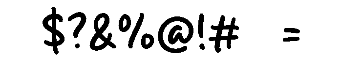 Organic Plant Font OTHER CHARS