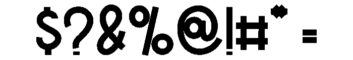 Organic2 Font OTHER CHARS
