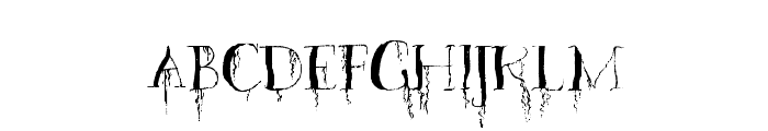 OrganicFear-Regular Font UPPERCASE