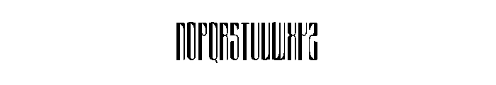 Organix Font LOWERCASE