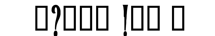Orient Express Font OTHER CHARS