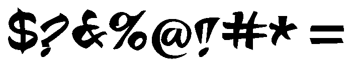 Oriental Chicken Font OTHER CHARS