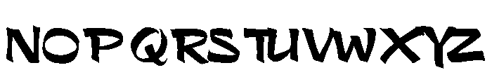 Oriental Chicken Font UPPERCASE