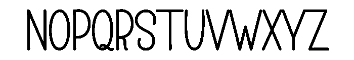 Original Handmade Font UPPERCASE