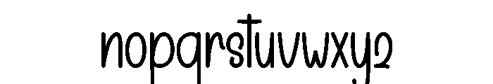 Original Handmade Font LOWERCASE