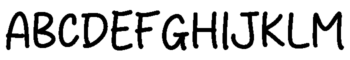 Original Salmon Font UPPERCASE
