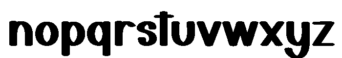 Original Font LOWERCASE
