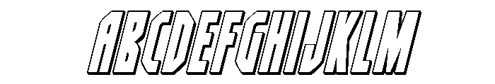 Orion Prime 3D Italic FONT