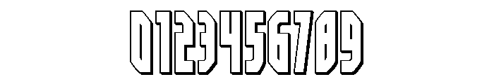 Orion Prime 3D Font OTHER CHARS