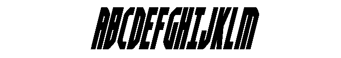 Orion Prime Condensed Italic Font UPPERCASE