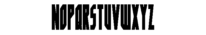 Orion Prime Condensed Font LOWERCASE