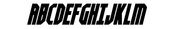Orion Prime Expanded Italic Font UPPERCASE