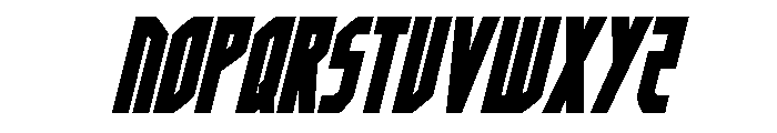 Orion Prime Expanded Italic Font UPPERCASE