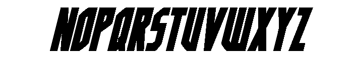 Orion Prime Expanded Italic Font LOWERCASE