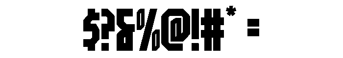 Orion Prime Expanded Font OTHER CHARS