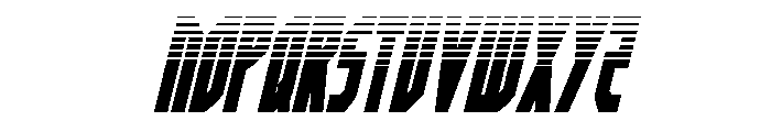 Orion Prime Halftone 2 Italic Font UPPERCASE