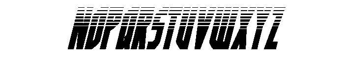 Orion Prime Halftone 2 Italic Font LOWERCASE