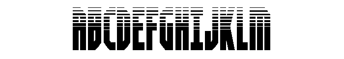 Orion Prime Halftone 2 Font UPPERCASE