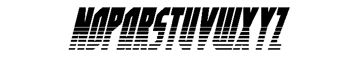 Orion Prime Halftone Italic Font LOWERCASE