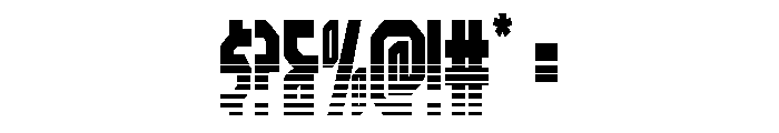 Orion Prime Halftone Font OTHER CHARS