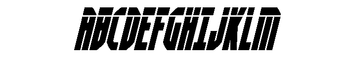 Orion Prime Laser Italic Font UPPERCASE