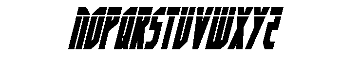 Orion Prime Laser Italic Font UPPERCASE