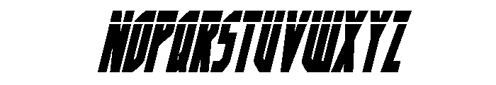 Orion Prime Laser Italic Font LOWERCASE