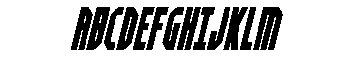 Orion Prime Spaced Italic Font UPPERCASE