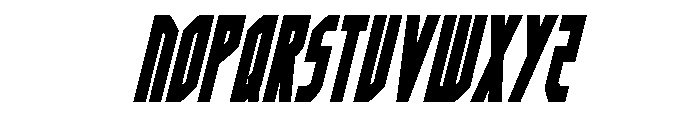 Orion Prime Spaced Italic Font UPPERCASE