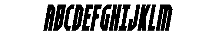 Orion Prime Spaced Semi-Italic Font UPPERCASE