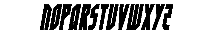 Orion Prime Spaced Semi-Italic Font UPPERCASE