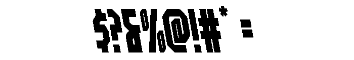 Orion Prime Spaced Semi-Leftal Font OTHER CHARS