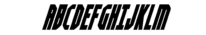 Orion Prime Spaced Super-Ital Font UPPERCASE