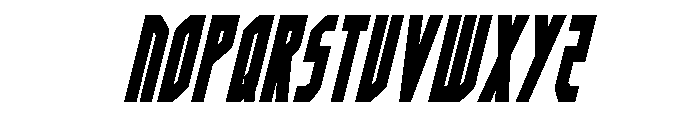 Orion Prime Title Italic Font UPPERCASE