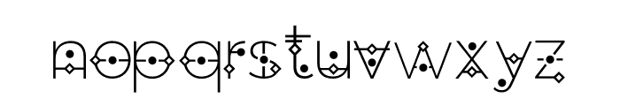 Orion Regular Font LOWERCASE